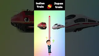 indian Train Vs Japan train ❓ #shorts