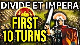 DEI ROME: THE FIRST 10 TURNS! - Rome 2 Divide Et Impera 1.2.8 Faction Guides