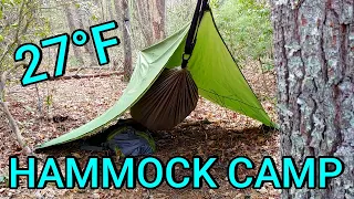 Cold Weather Hammock Camping | Chicken & Dumpling Soup My | New Favorite Way To Camp
