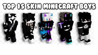 TOP 15 SKIN MINECRAFT BOYS | SKIN MINECRAFT DARK AESTHETIC