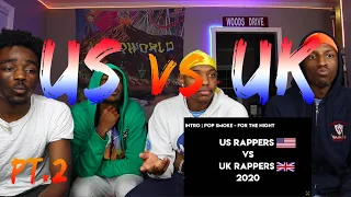 AMERICANS REACT | US RAP 🇺🇸  VS UK RAP 🇬🇧 2020 - Who wins?