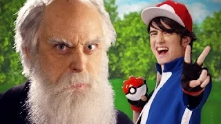 РУССКИЕ СУБТИТРЫ | Ash Ketchum vs Charles Darwin ERB