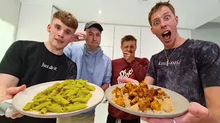 YOUTUBER COOK OFF VS STEPHEN TRIES!