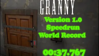 Granny - Version 1.0 In 37 Seconds (37.767) (WR)