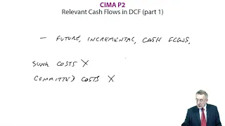 Relevant cash flows in DCF - Non–relevant costs - CIMA P2