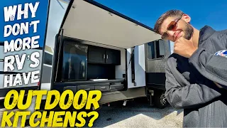 Why Don't More RV's Have OUTDOOR KITCHENS? There IS a Reason...