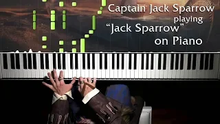 Captain Jack Sparrow playing "Jack Sparrow" on Piano 🎹