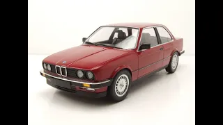 BMW 323i E30 1982 rot Modellauto 1:18 Minichamps