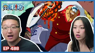 EMPEROR SHANKS APPEARS!! WTF??!! | One Piece Episode 488 Couples Reaction & Discussion