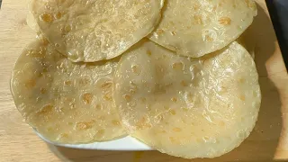 Flour,salt and water.Easiest recipe ever. Flour Tortillas.