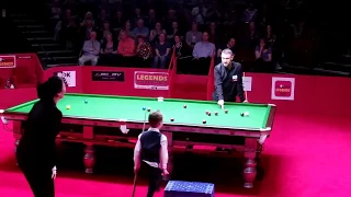 7 years old Wesley Cooper vs Stephen Hendry