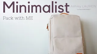 21: TRAVELING with LESS ⋆✈︎ ✈️  4 day TRIP in ONE backpack  🛫 minimalist PACK WITH ME