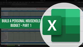 Build a Personal Household Budget in MS Excel Tutorial - Part 1