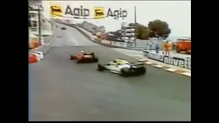 Alboreto sorpasso fantastico su Mansell monaco gp 85