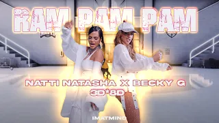 Natti Natasha x Becky G - Ram Pam Pam 8D Music