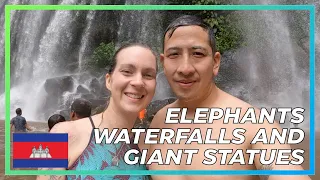 SIEM REAP: STUNNING NATURE in KULEN // ELEPHANTS & WATERFALLS Kulen Elephant Forest & National Park