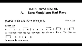 [Edisi Baru] Sabtu, 24 Desember 2022 - HARI RAYA NATAL - Sore Menjelang Hari Raya - Tahun A