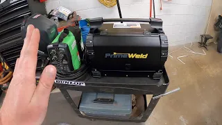 Setup and testing of my new Primeweld Mig 180