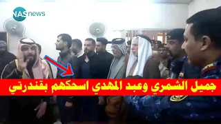 هكذا كان رد الشيخ حسين علي ال خيون أمير قبيلة العبوده على ابو الوليد بسبب جميل الشمري وعبد المهدي