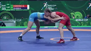 1/4 WW - 59 kg: M. CHERDIVARA E (MDA) v. K. ZELENYKH (UKR)