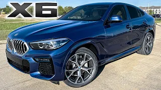 2022 BMW X6 xDrive40i in Phytonic Blue Walkaround Review + Exhaust Sound & Acceleration