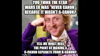 Debunking other arguments used to "prove" the Star Wars EU wasn't canon