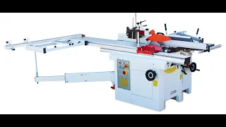 5 funtions Combine Machine SU300(Planer-Thicknesser-Mortiser-Sliding table saw-Spindle moulde)