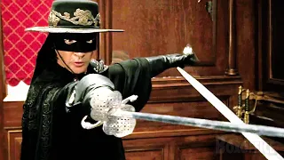 Duello di spade in treno | The Legend of Zorro | Clip in Italiano