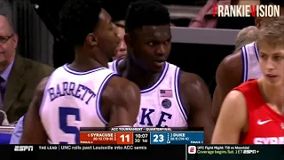 Zion Williamson is BACK | PERFECT 13-13 vs Syracuse