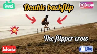 double back flips || practice time ||Mirchi song 😍|| THE flipper b boys 🤸❣️#doublebackflip #flips