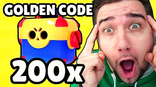 200x MEGA BOX OPENING! 😱 GOLDEN CODE! ⭐ | Brawl Stars