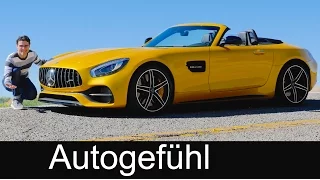 Mercedes-AMG GT C Roadster FULL REVIEW test driven 557 hp AMG convertible - Autogefühl