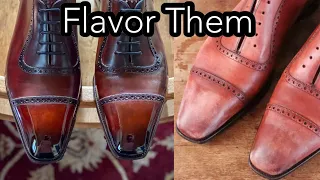 SPICING UP A PAIR OF GAZIANO & GIRLING DRESS SHOES