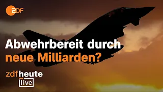 Panzer, Ersatzteile, Wehrpflicht - Was der Bundeswehr fehlt | ZDFheute live