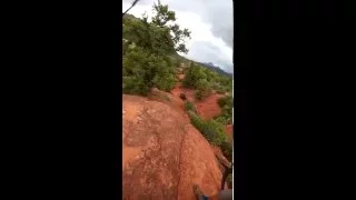 Zack ply Mtb crash in Sedona