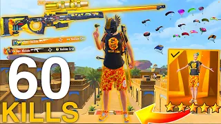 60 KILLS!🥵 MY FASTEST SNIPER GAMEPLAY With BAPE-X SET🔥 SAMSUNG,A7,A8,J3,J4,J5,J6,J7,XS,A3,A4,A5,A6