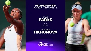 Alycia Parks vs. Anastasia Tikhonova | 2023 Rabat Round 1 | WTA Match Highlights