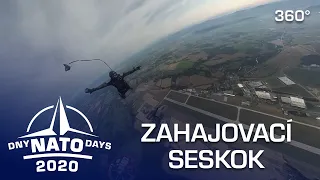 Dny NATO 2020 - zahajovací seskok (360°)