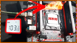 X99 RS9 + Xeon E5 2670 V3 | Unlock Turbo Boost vs Stock | VRM Test