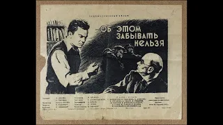 Фільм «Об етом забывать нельзя» (1954) або як знищували сотні українських поетів і письменників.