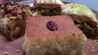 Aladdin Bakery's Mediterranean sweets baked by Syrian refuge