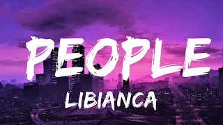 Libianca - People (Lyrics) ft. Becky G | Lyrics Video (Official)