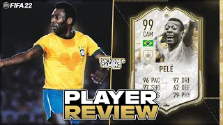 BEST Player on FIFA 22? 🤩 99 Icon Moments Pele Player Review