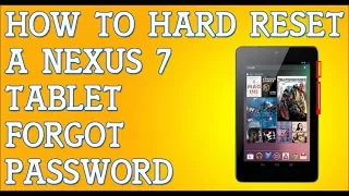 Hard Reset | Asus Nexus 7 | ( ME370t ) | Just Solution