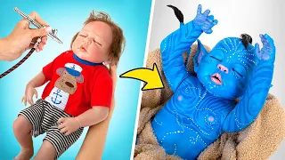 Der süßeste Baby-Na'vi aus einer einfachen Babypuppe