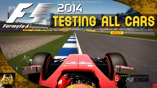 F1 2014 | Hockenheim Hot Laps - ALL CARS Comparison