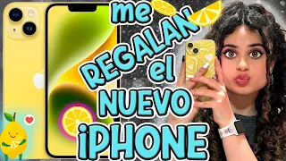 ME REGALAN EL NUEVO IPHONE 14 AMARILLO 🍋 EL MEJOR REGALO ★ EL MUNDO DE CLODETT