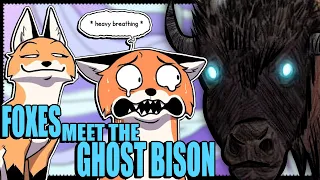 Foxes Meet The Ghost Bison (Comedy Comic Dub) (Comic by Petfoolery)