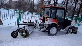 тротуароуборочная мтз 320 4 беларусь чистка тротуара от снега