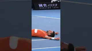 Kyrgios KOs Djokovic with tennis smash 😅❌ | #shorts #australianopen